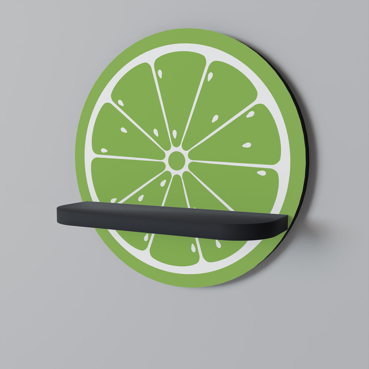 REFRESHING LIME Dekoratives Wandregal