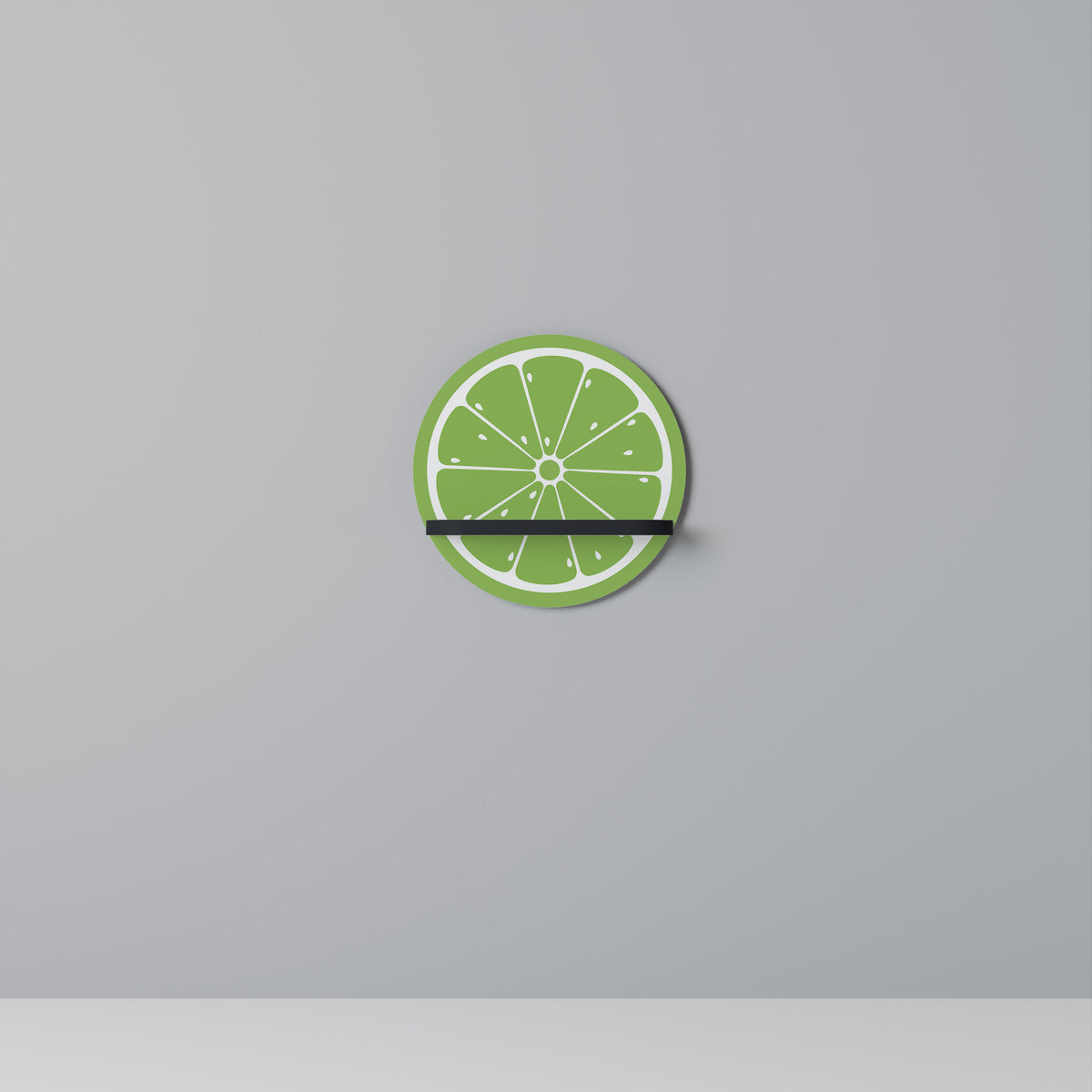 REFRESHING LIME Dekoratives Wandregal