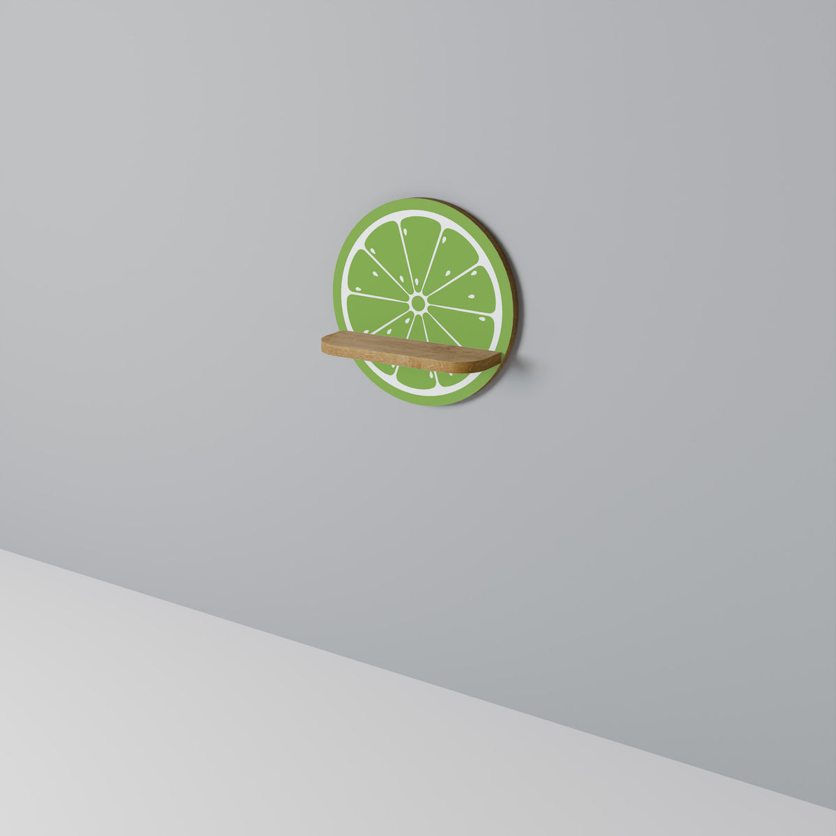 REFRESHING LIME Dekoratives Wandregal