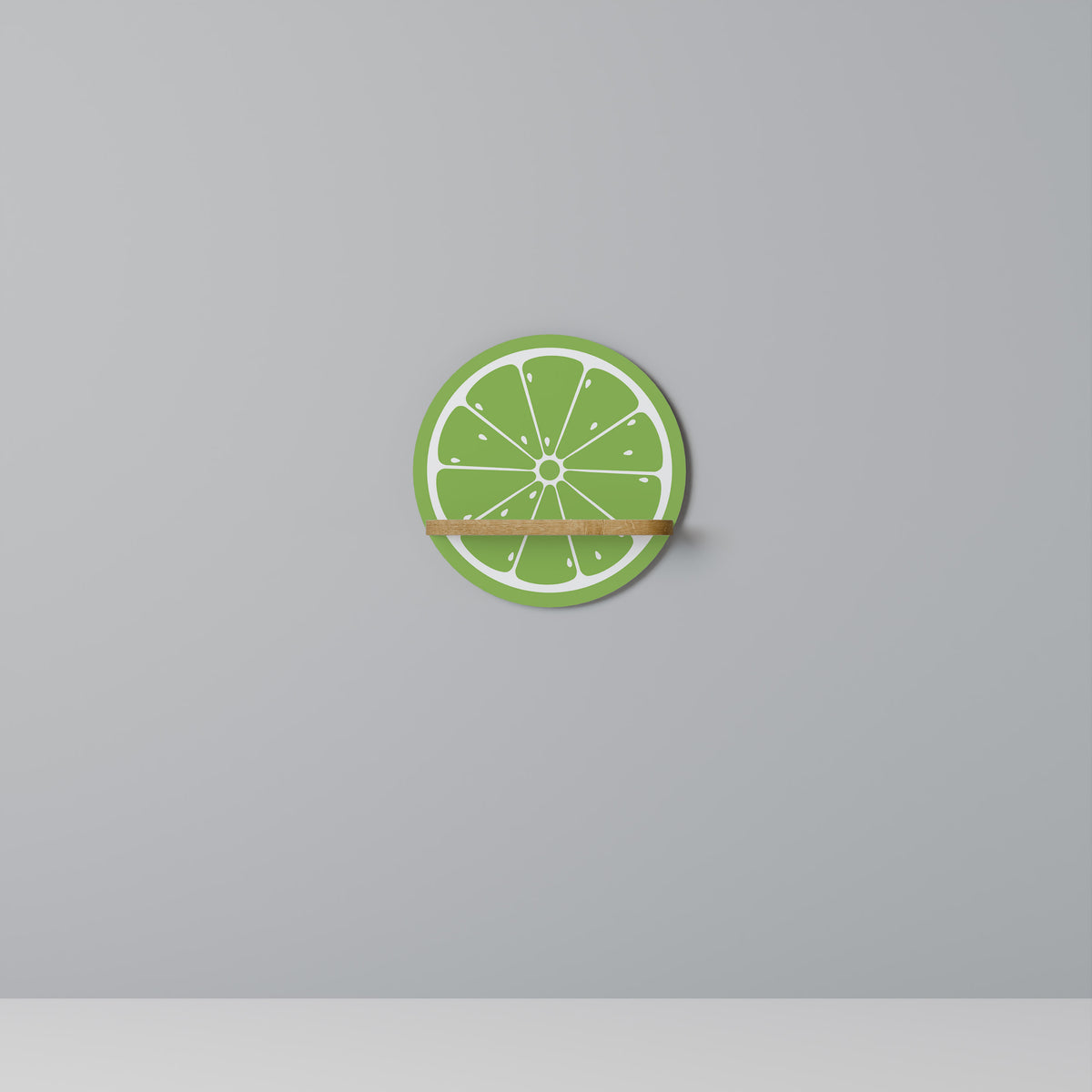 REFRESHING LIME Dekoratives Wandregal