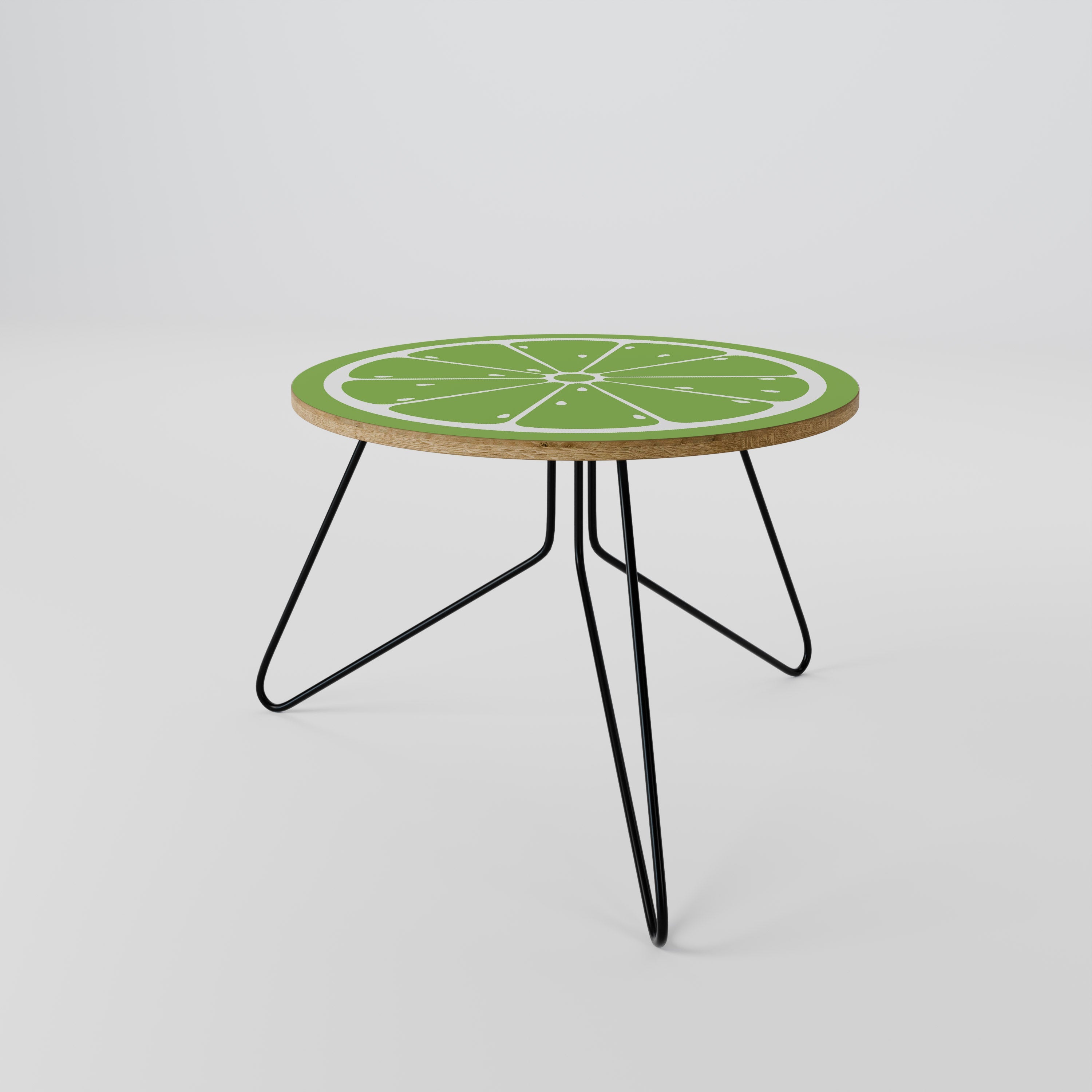 Erfrischender Limetten-Couchtisch 60