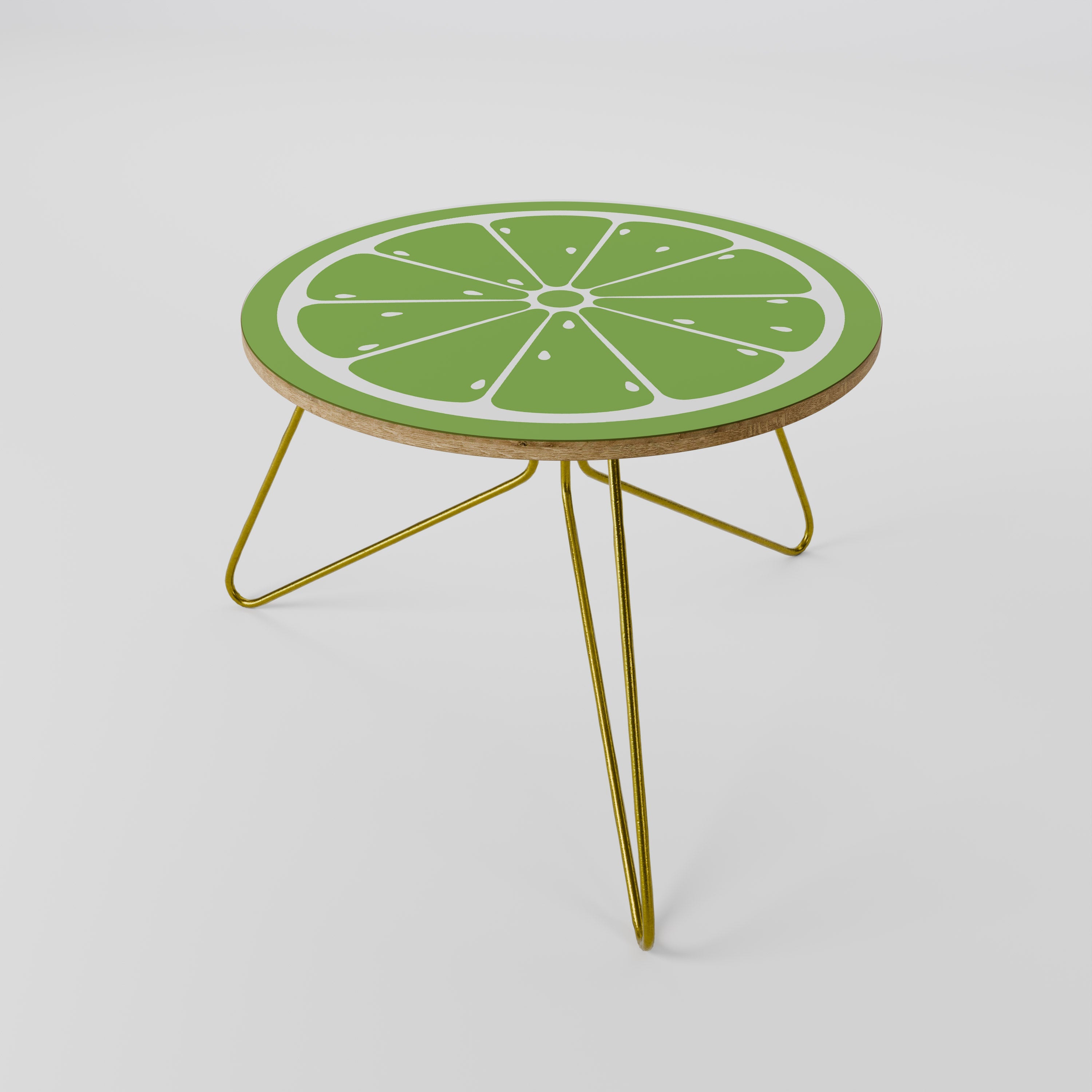 Erfrischender Limetten-Couchtisch 60