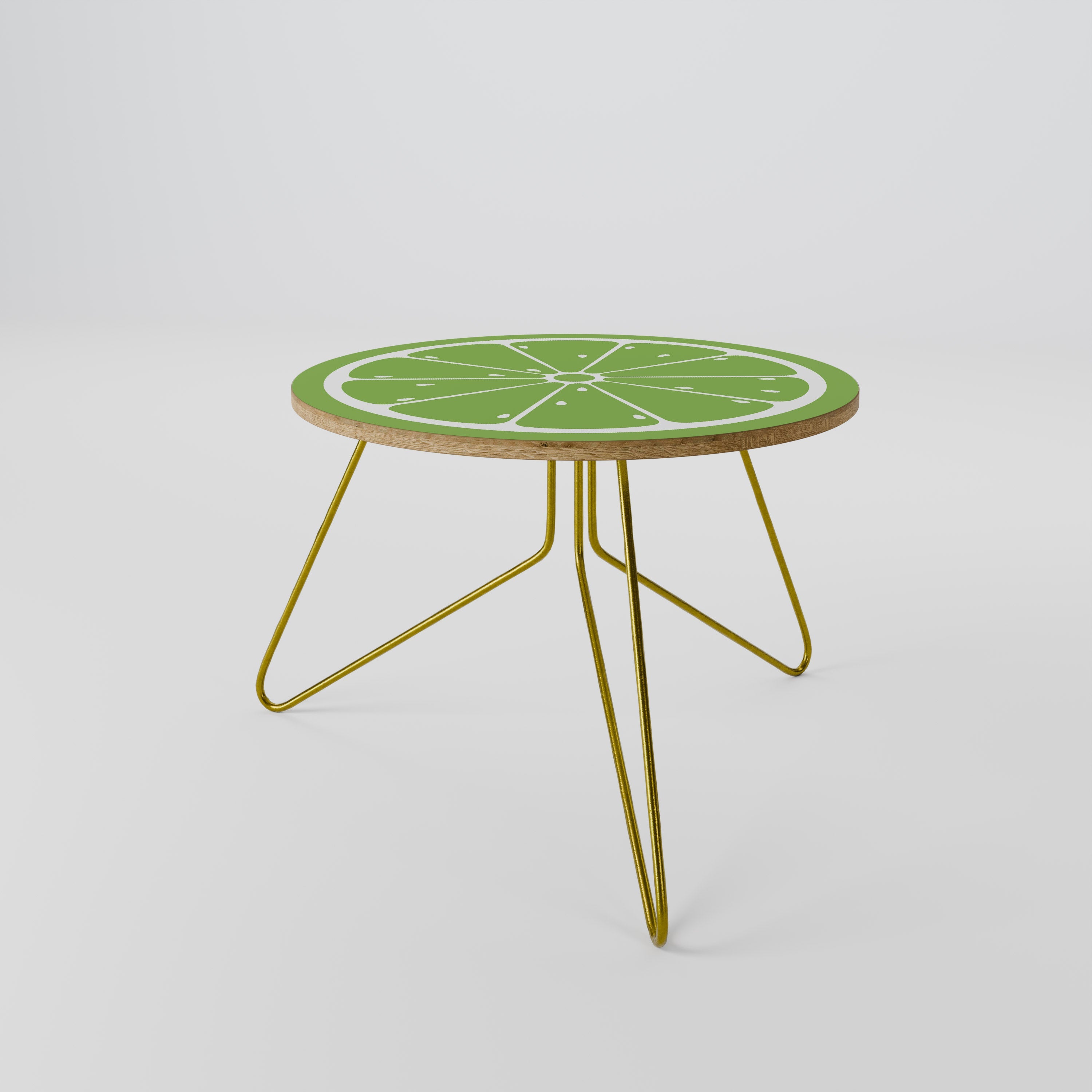 Erfrischender Limetten-Couchtisch 60