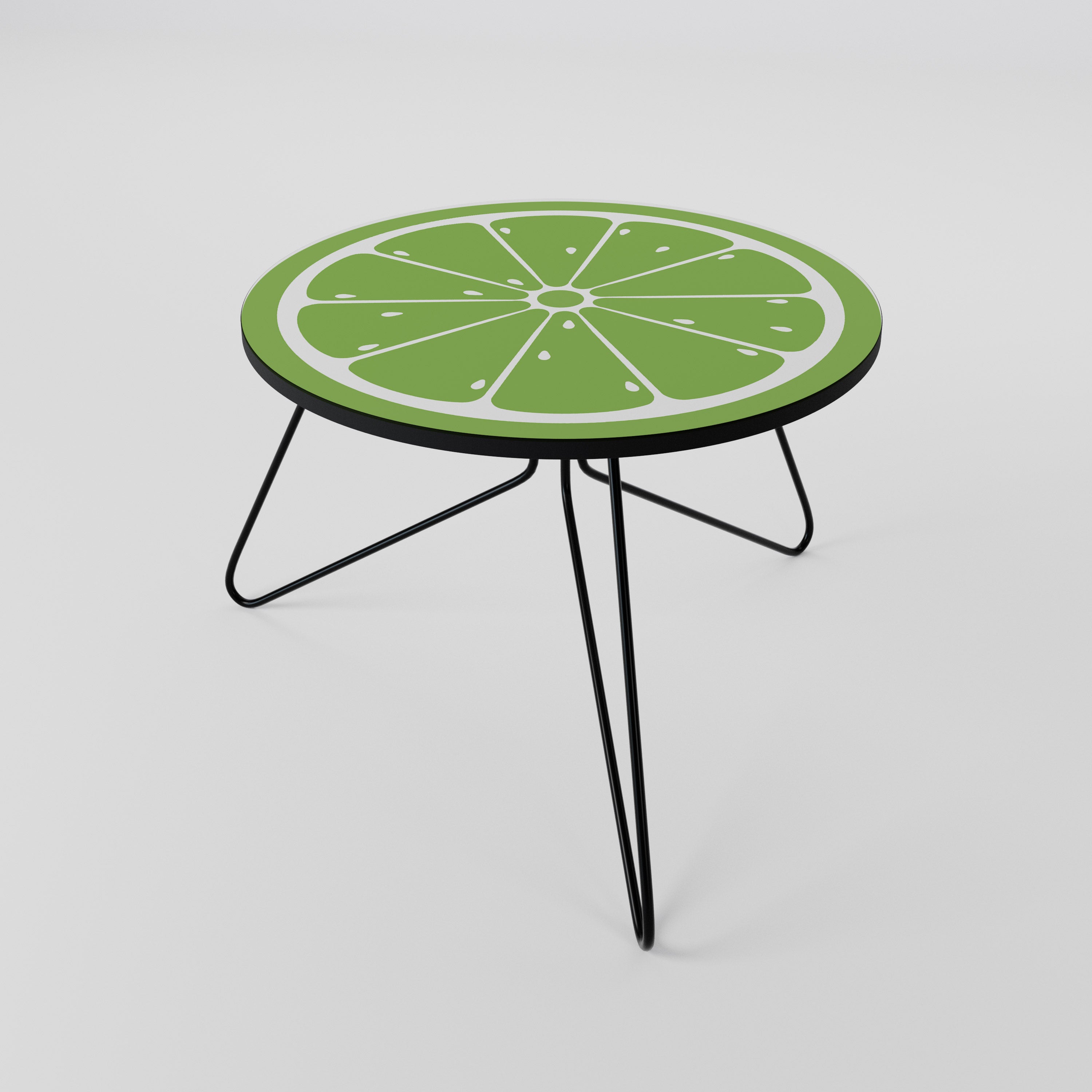 Erfrischender Limetten-Couchtisch 60