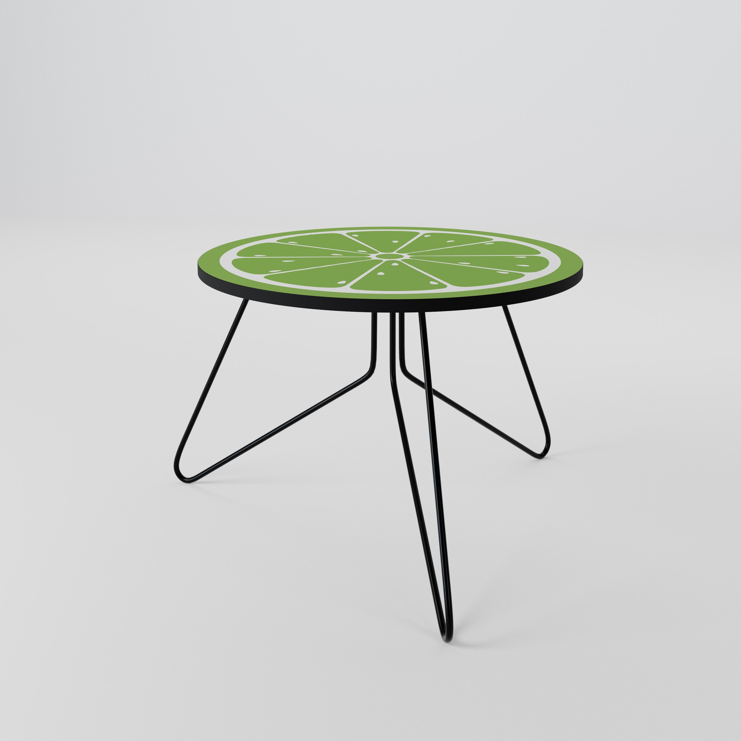 Erfrischender Limetten-Couchtisch 60