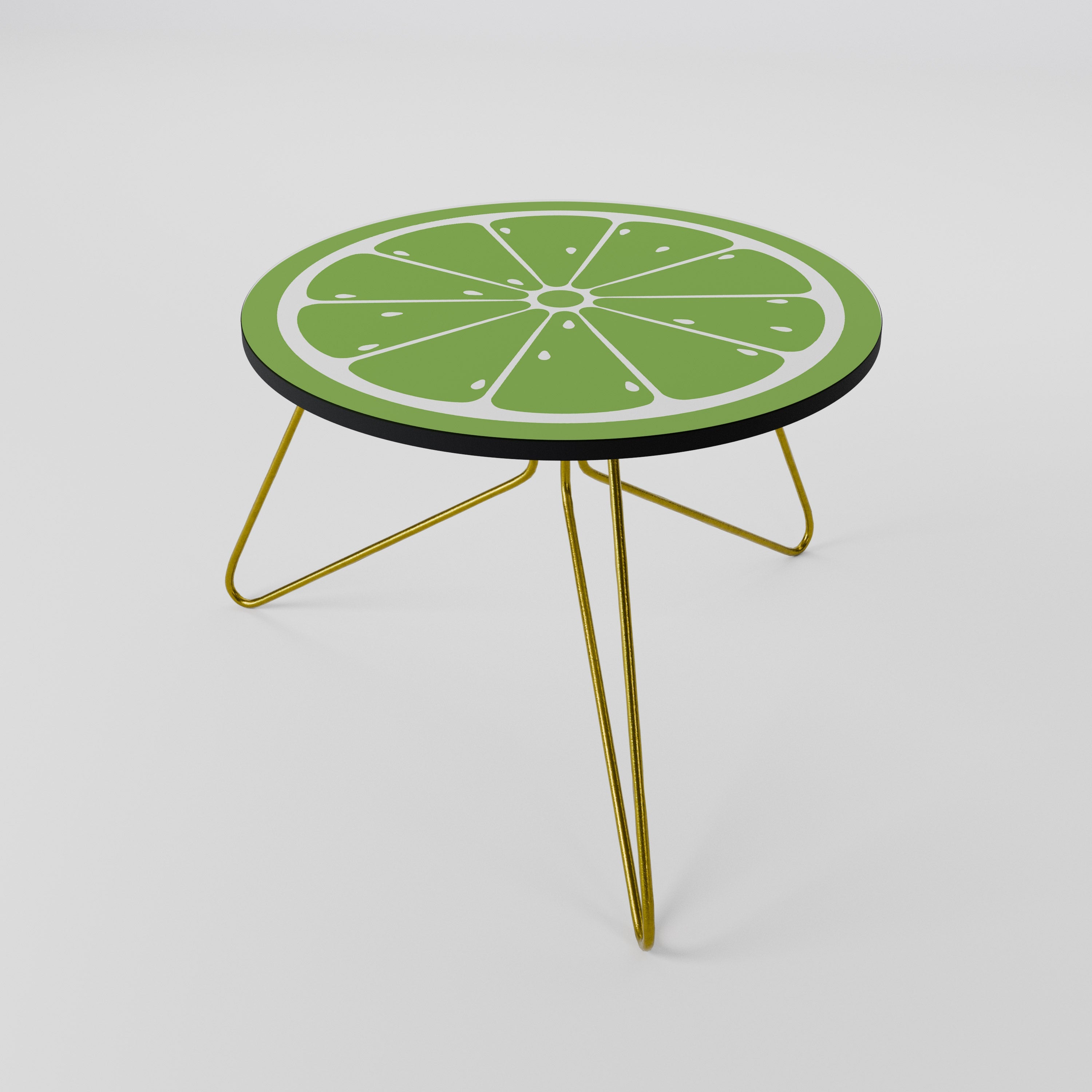 Erfrischender Limetten-Couchtisch 60