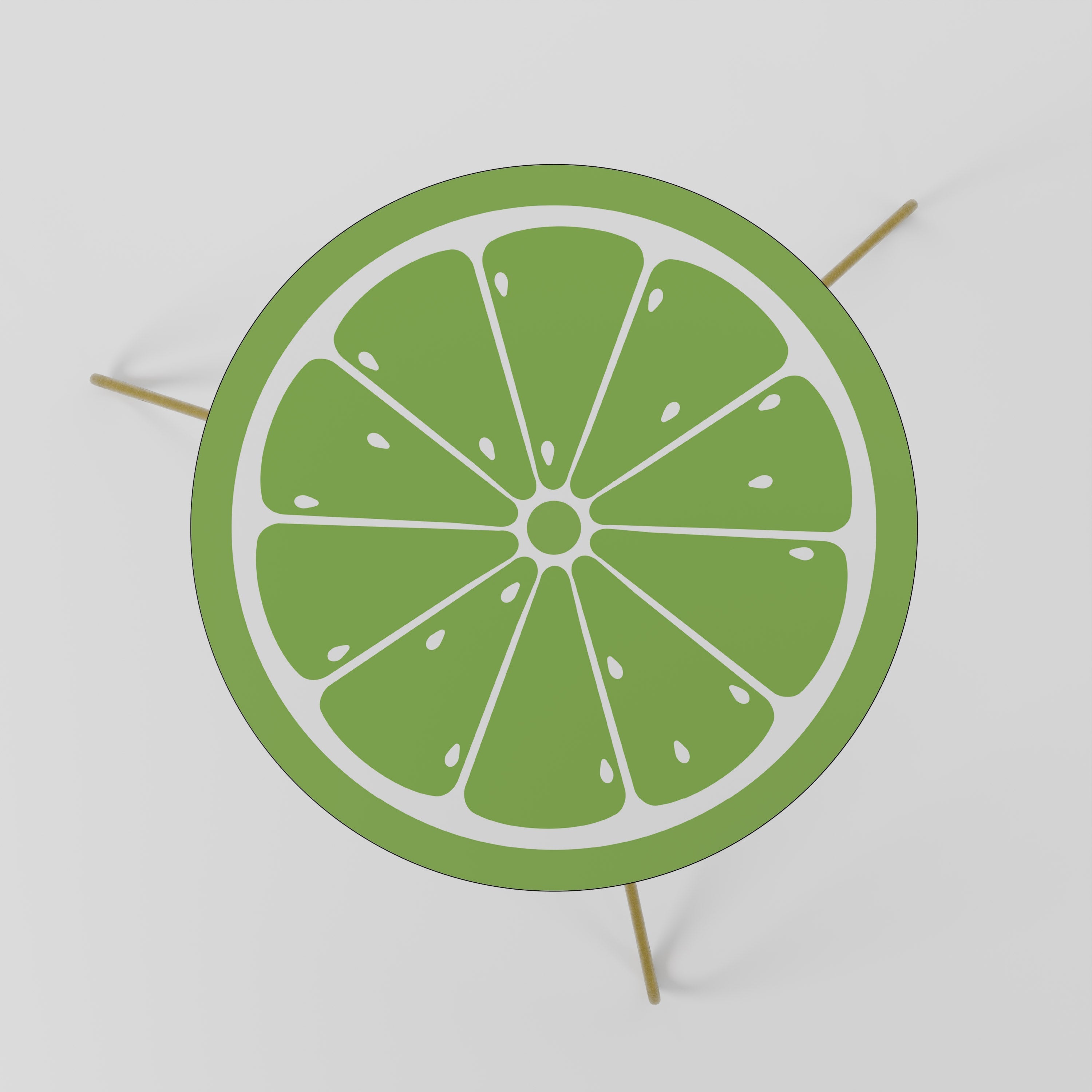Erfrischender Limetten-Couchtisch 60