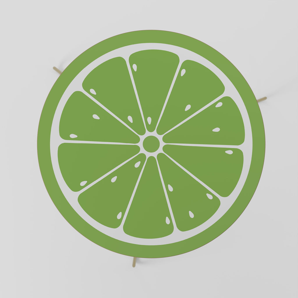 Erfrischender Limetten-Couchtisch 69