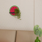 MATURE WATERMELON Rundes Kunstregal in Schwarz