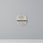 DELICATE BEAUTY Oval Art Shelf In Black Finish