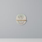 DELICATE BEAUTY Ovales Kunstregal in Eiche-Optik