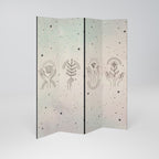 DELICATE BEAUTY Decorative 4-Panel Room Divider