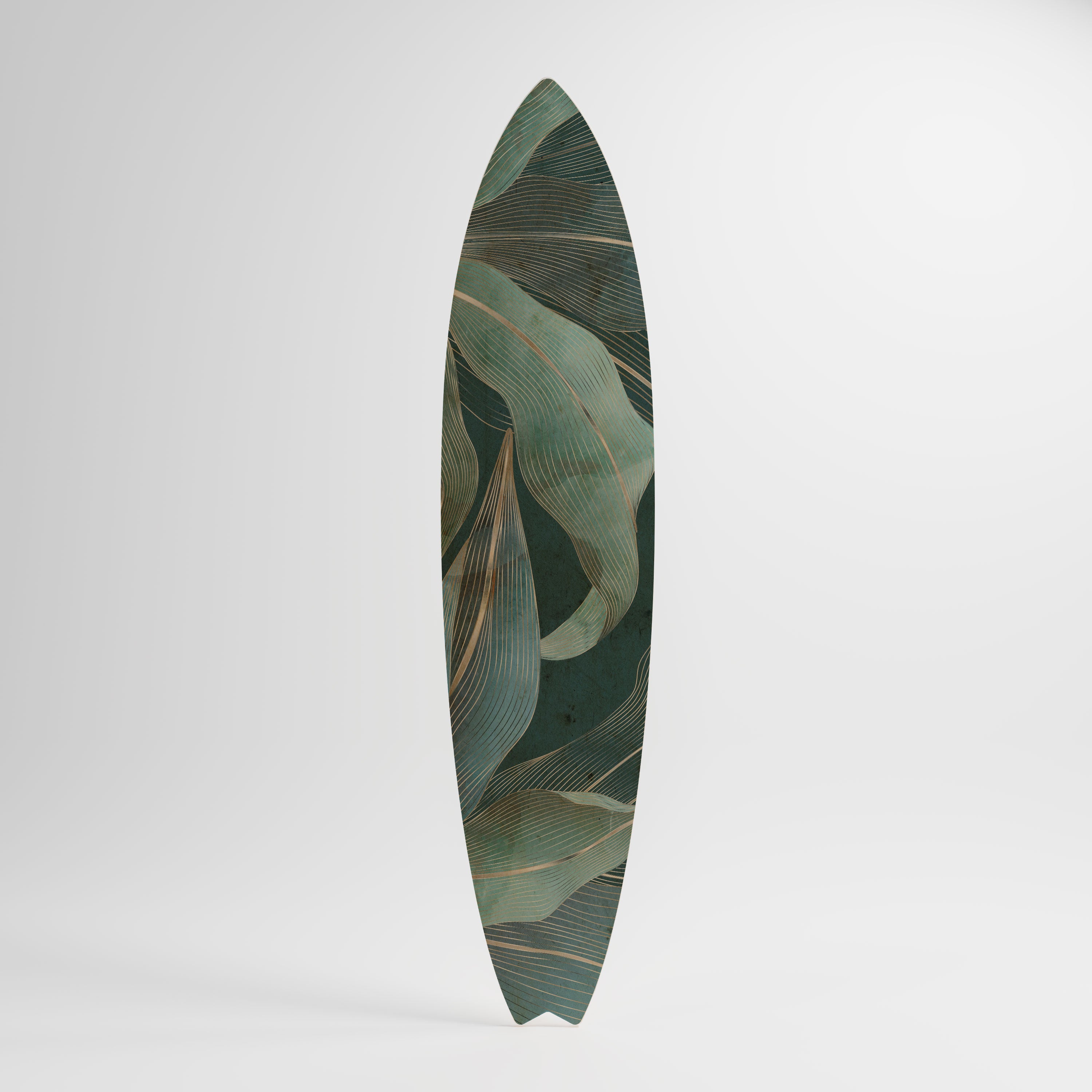 ROYAL GREEN Deko-Surfboard