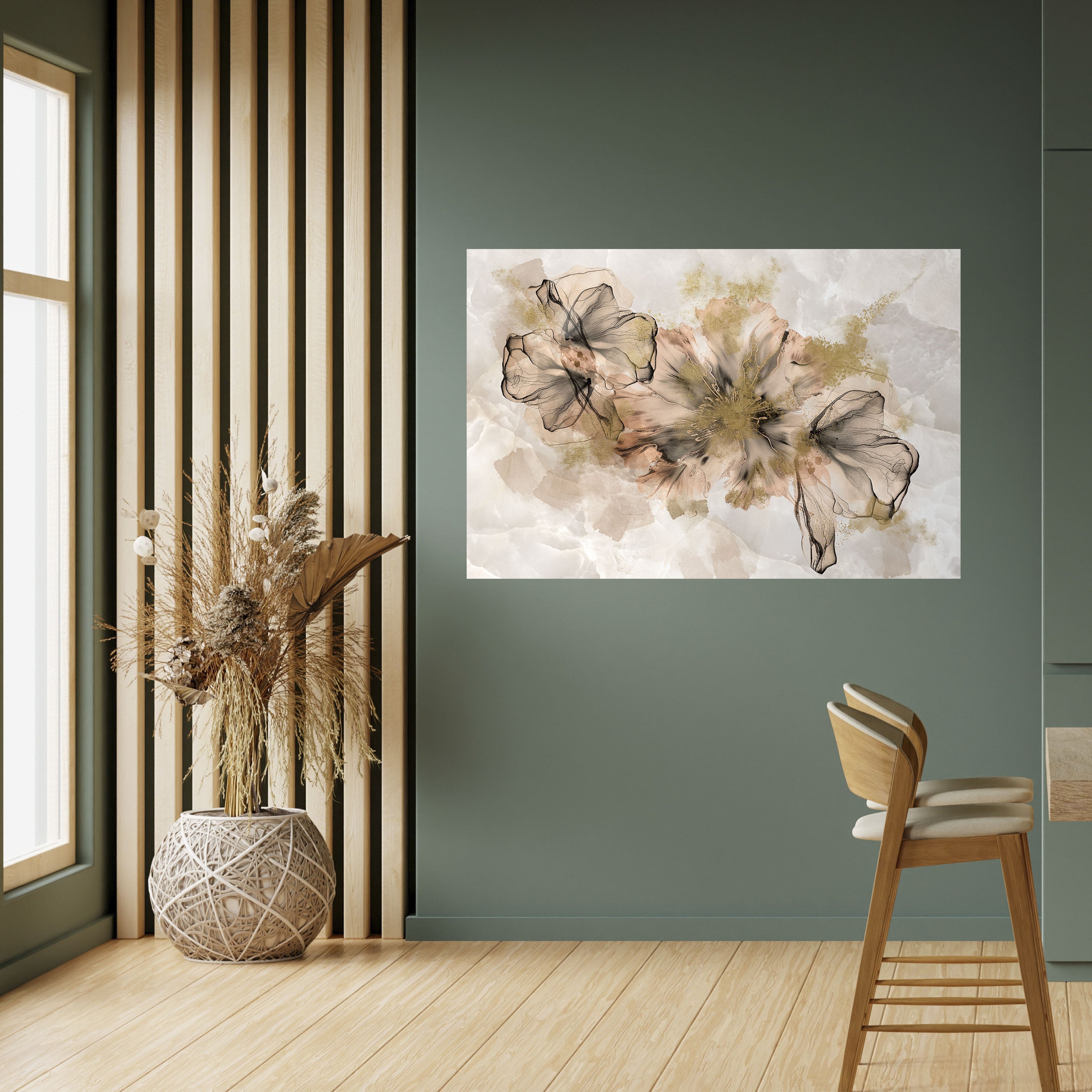 TRANSPARENT ELEGANCE Selbstklebendes Horizontal-Poster