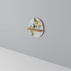 ELEGANT BOTANICS Ovales Kunstregal in Eiche-Optik