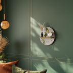 ELEGANT BOTANICS Ovales Kunstregal in Eiche-Optik