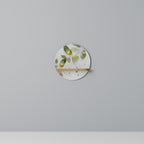 ELEGANT BOTANICS Rundes Kunstregal in Eiche-Optik