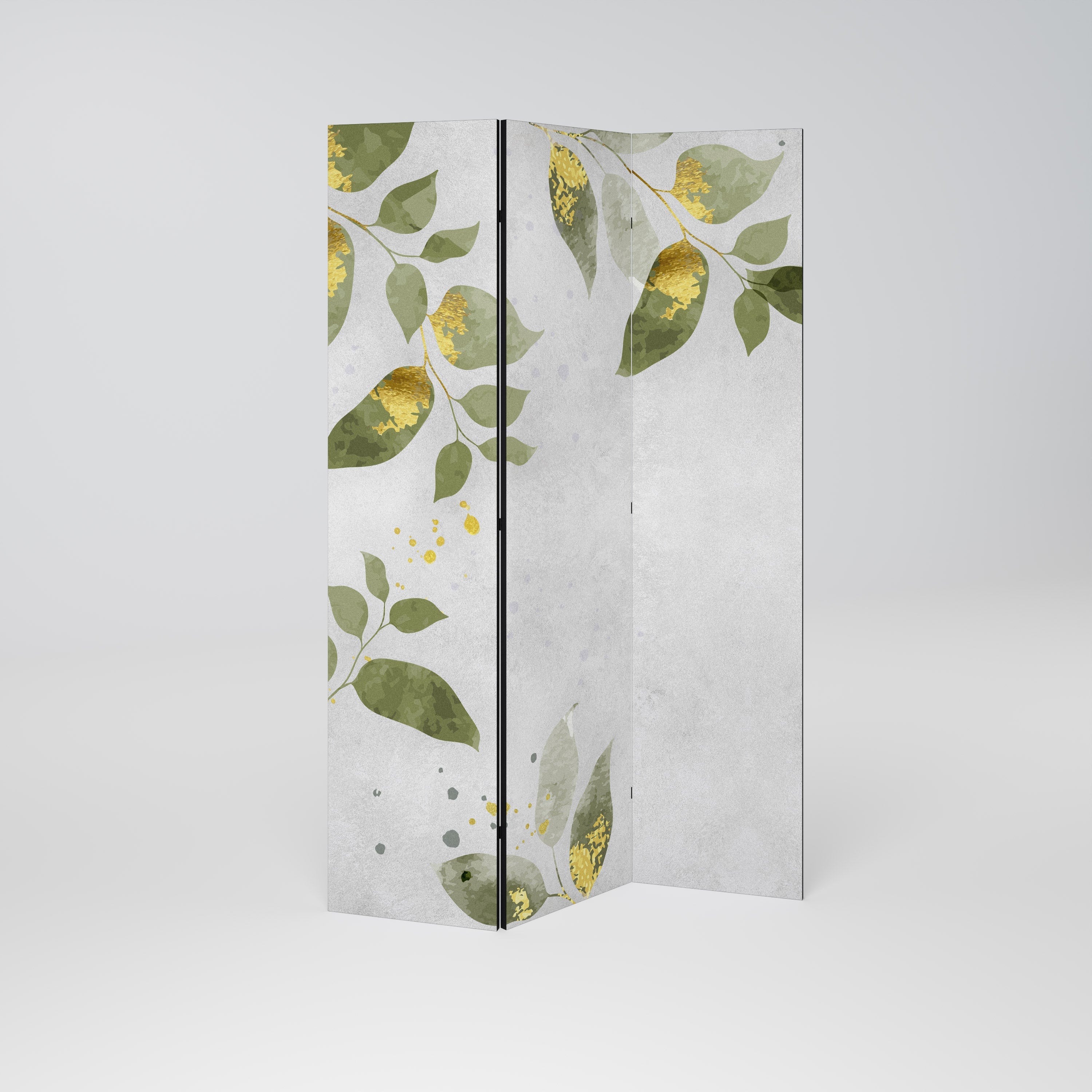 ELEGANT BOTANICS Dekorativer 3-teiliger Raumteiler