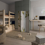 ELEGANT BOTANICS Dekorativer Paravent - 3-teilig