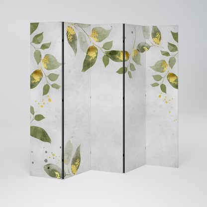 ELEGANT BOTANICS 5-teiliger Paravent