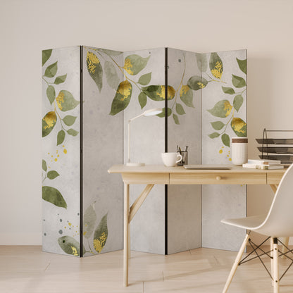 ELEGANT BOTANICS 5-teiliger Paravent