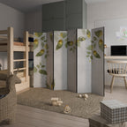 ELEGANT BOTANICS Dekorativer Paravent - 6-teilig