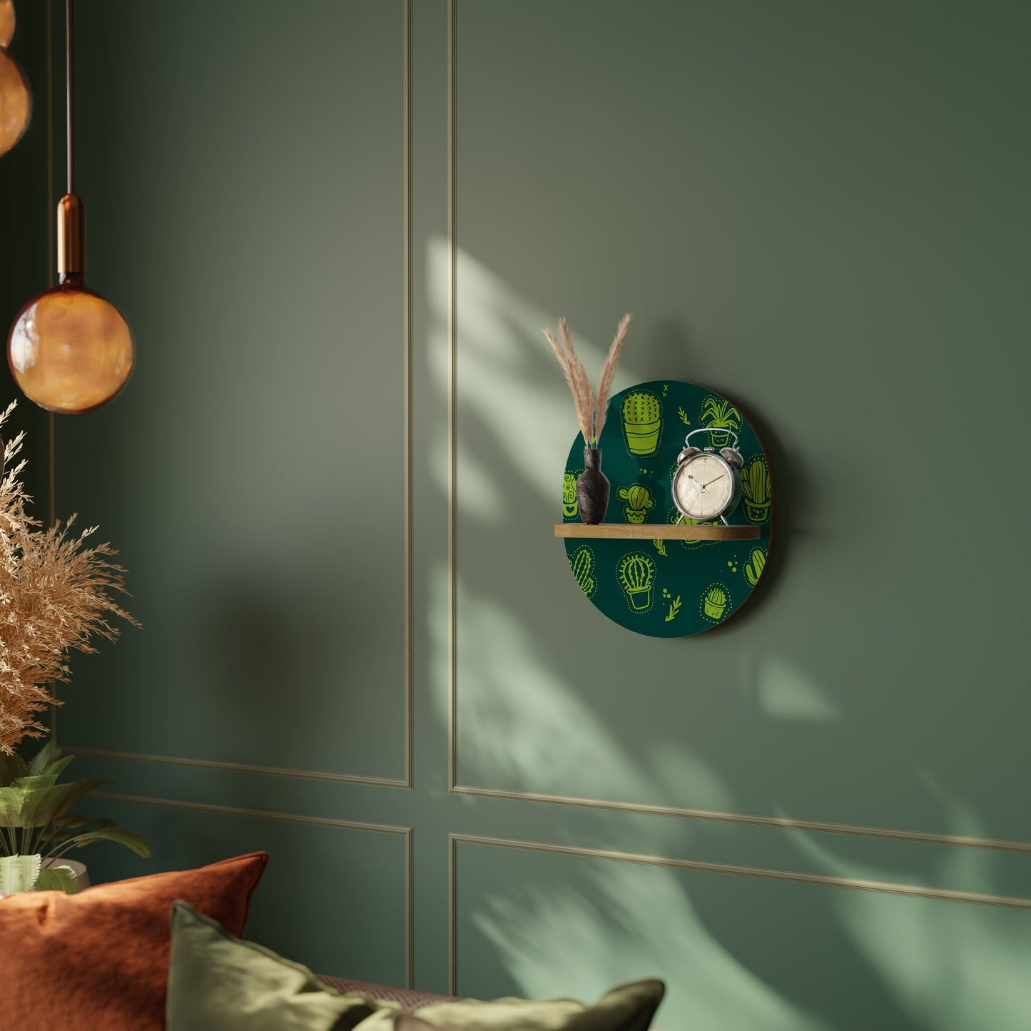 DESERT GREEN Dekoratives Wandregal