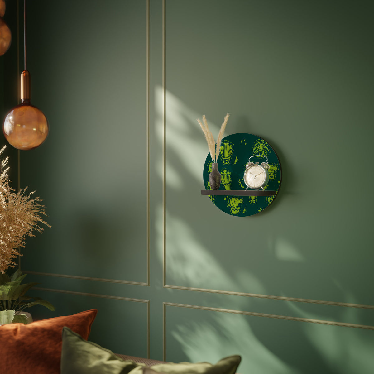 DESERT GREEN Dekoratives Wandregal