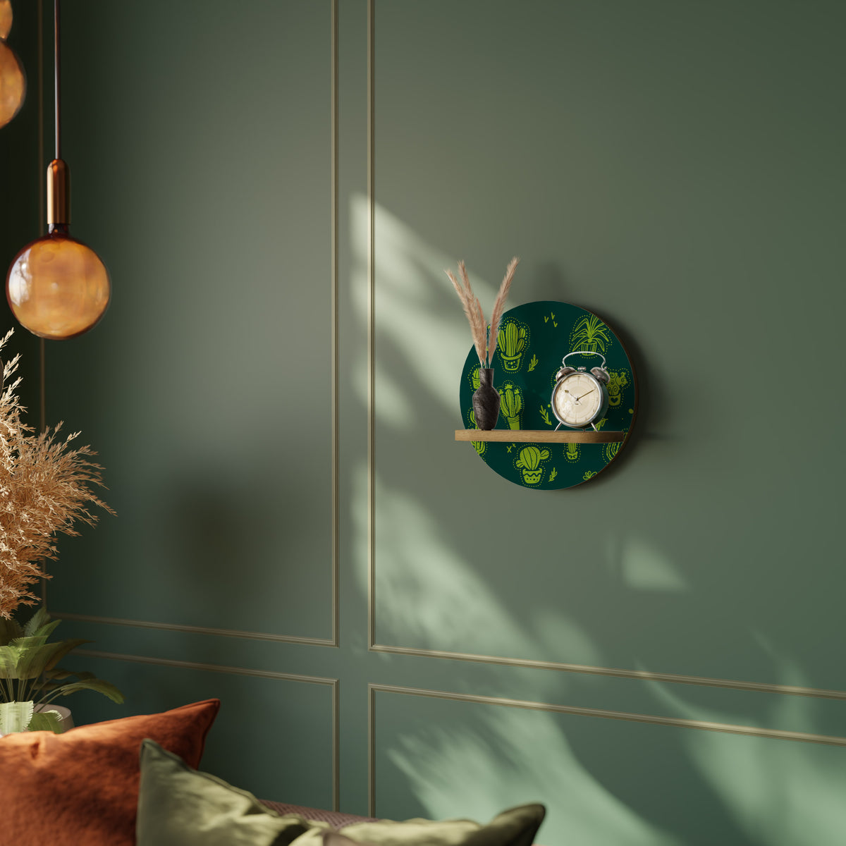 DESERT GREEN Dekoratives Wandregal