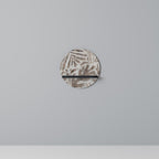 PASSING TIME Rundes Kunstregal in Schwarz