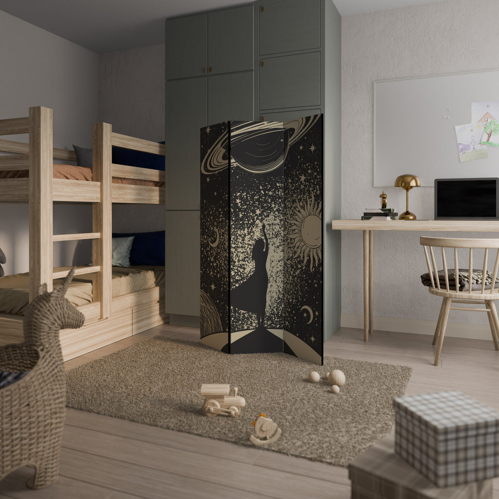 MYSTIC UNIVERSE Dekorativer 3-teiliger Raumteiler