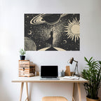 MYSTIC UNIVERSE Peel and Stick Horizontal Poster