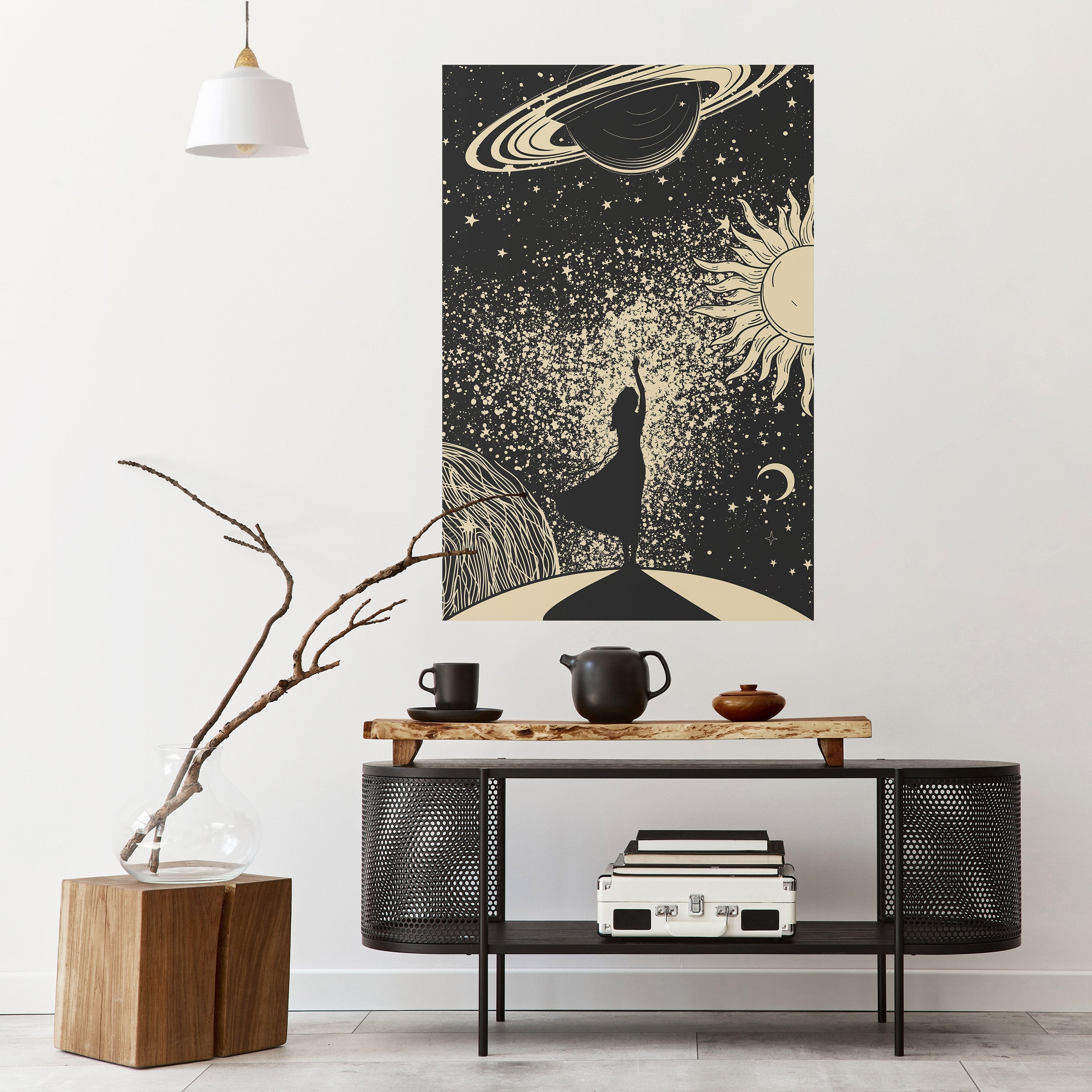 MYSTIC UNIVERSE Vertikales Poster zum Abziehen und Aufkleben