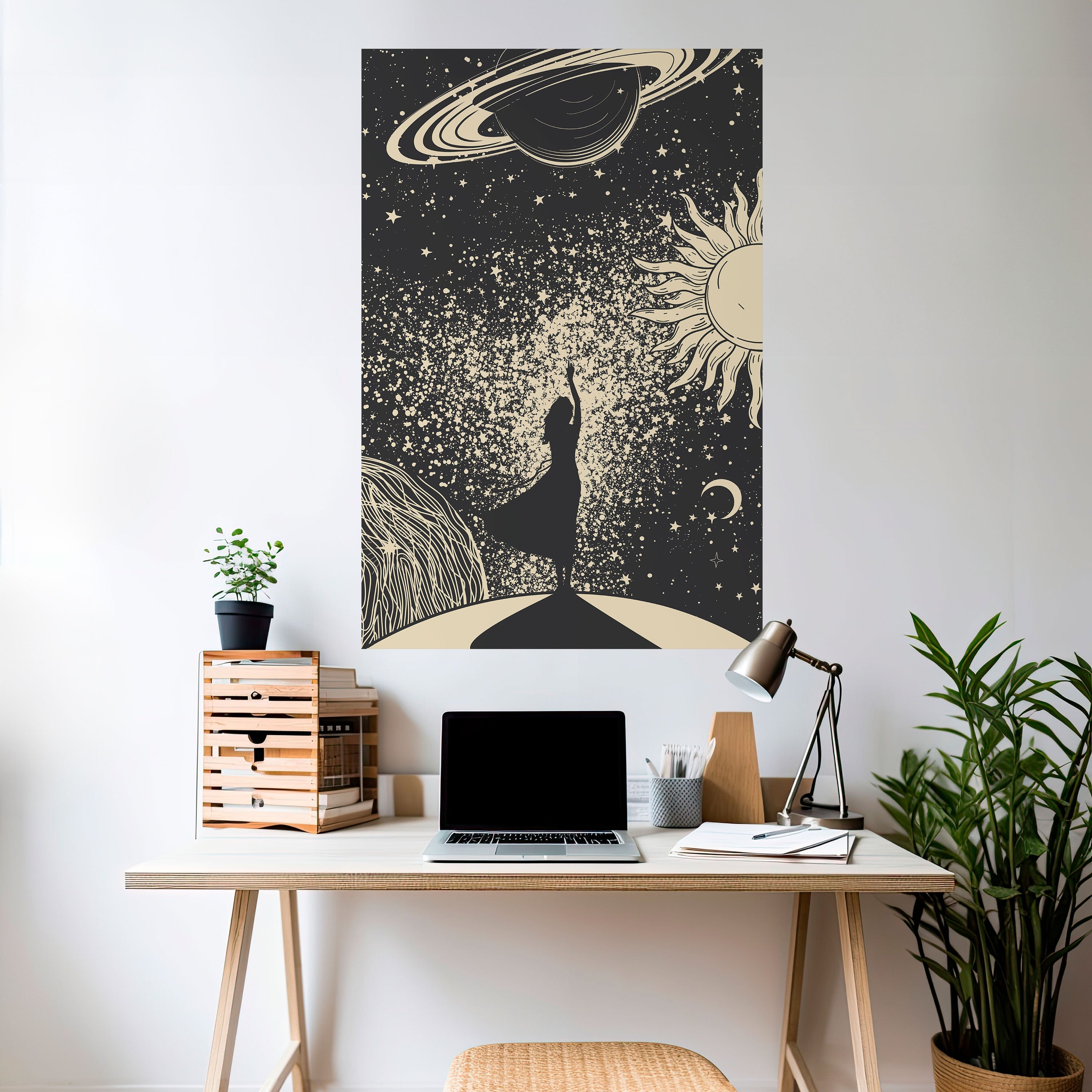 MYSTIC UNIVERSE Vertikales Poster zum Abziehen und Aufkleben