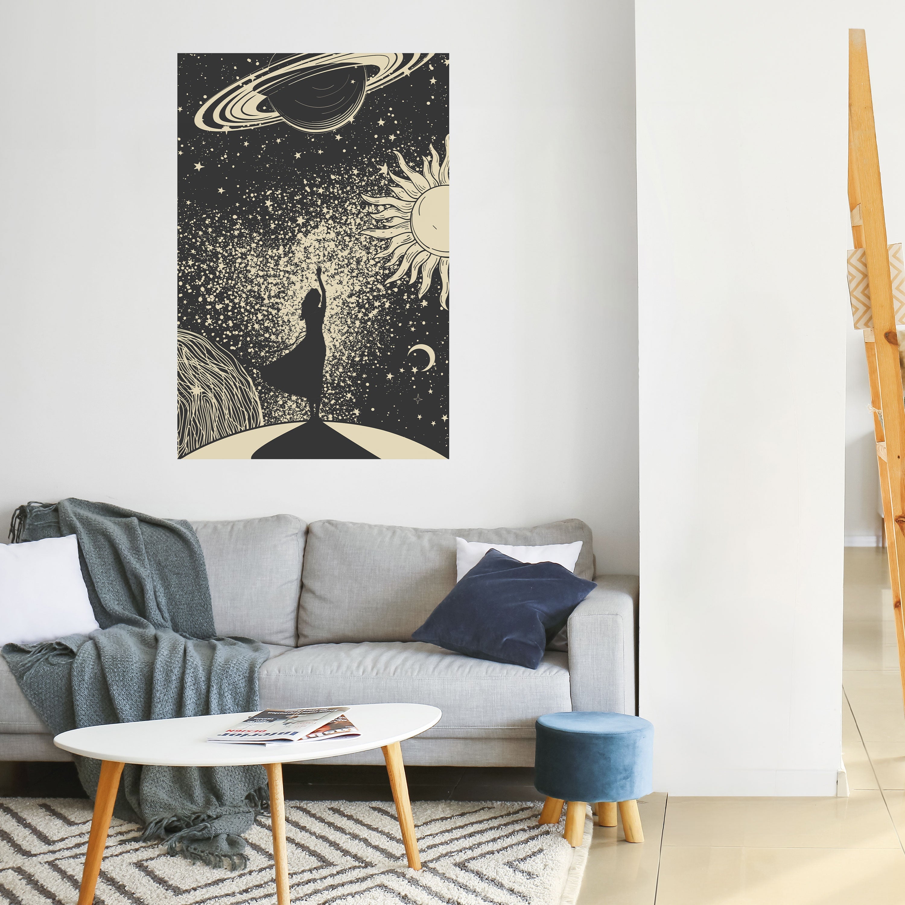 MYSTIC UNIVERSE Vertikales Poster zum Abziehen und Aufkleben