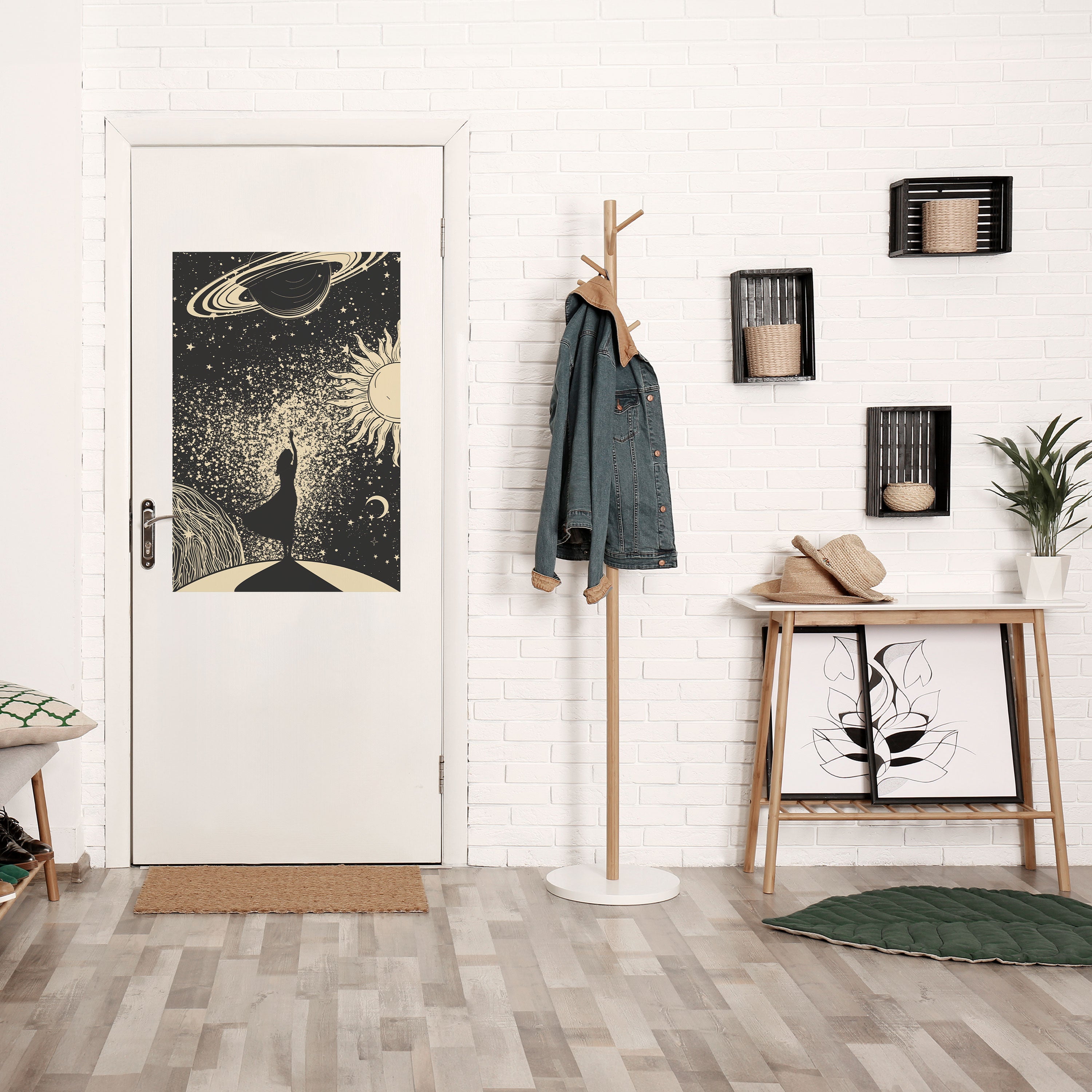 MYSTIC UNIVERSE Vertikales Poster zum Abziehen und Aufkleben