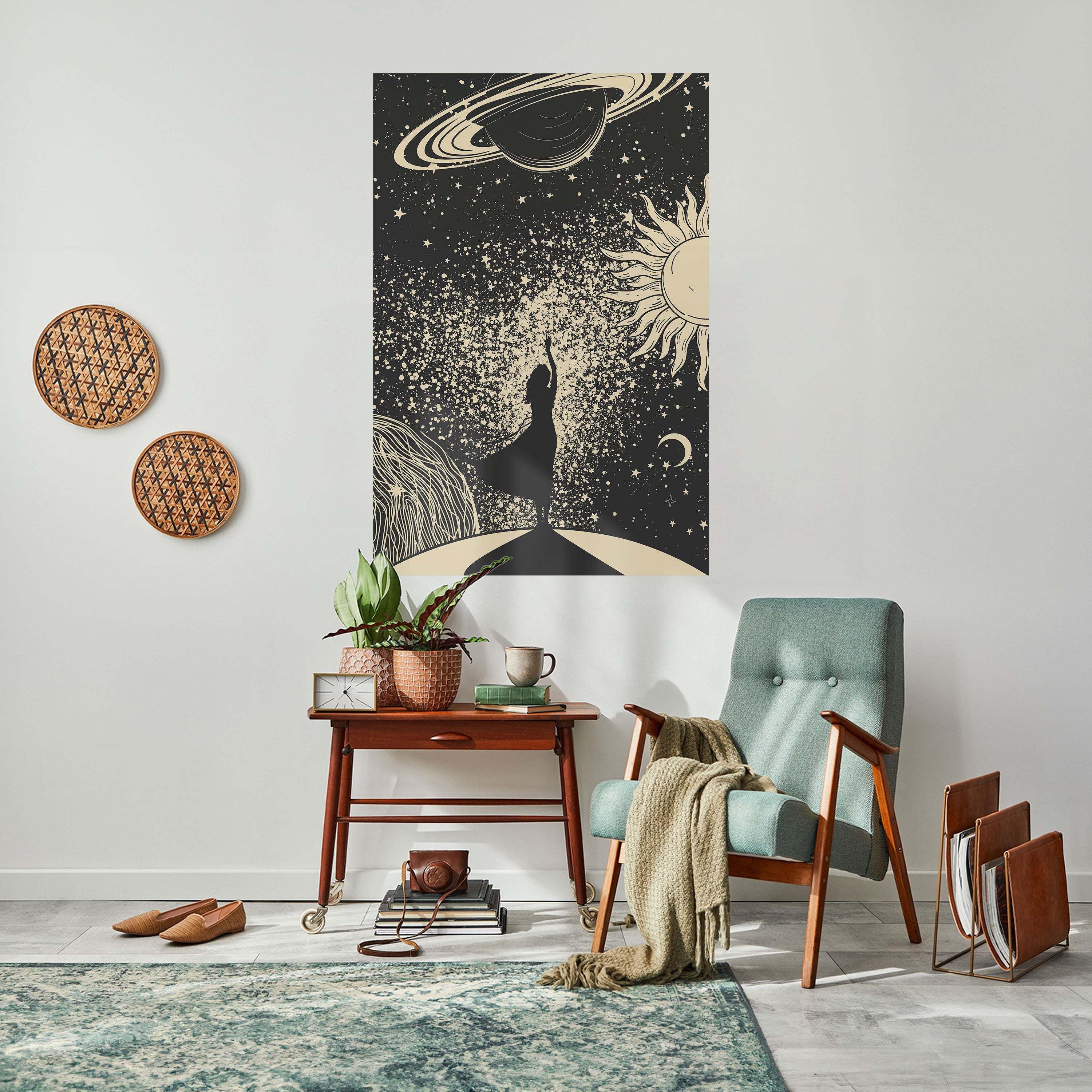 MYSTIC UNIVERSE Vertikales Poster zum Abziehen und Aufkleben