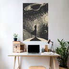 MYSTIC UNIVERSE Selbstklebendes Poster - Hochformat