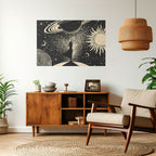 MYSTIC UNIVERSE Peel and Stick Horizontal Poster