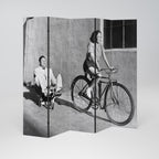 HAPPY JOURNEY Dekorativer Paravent - 5-teilig