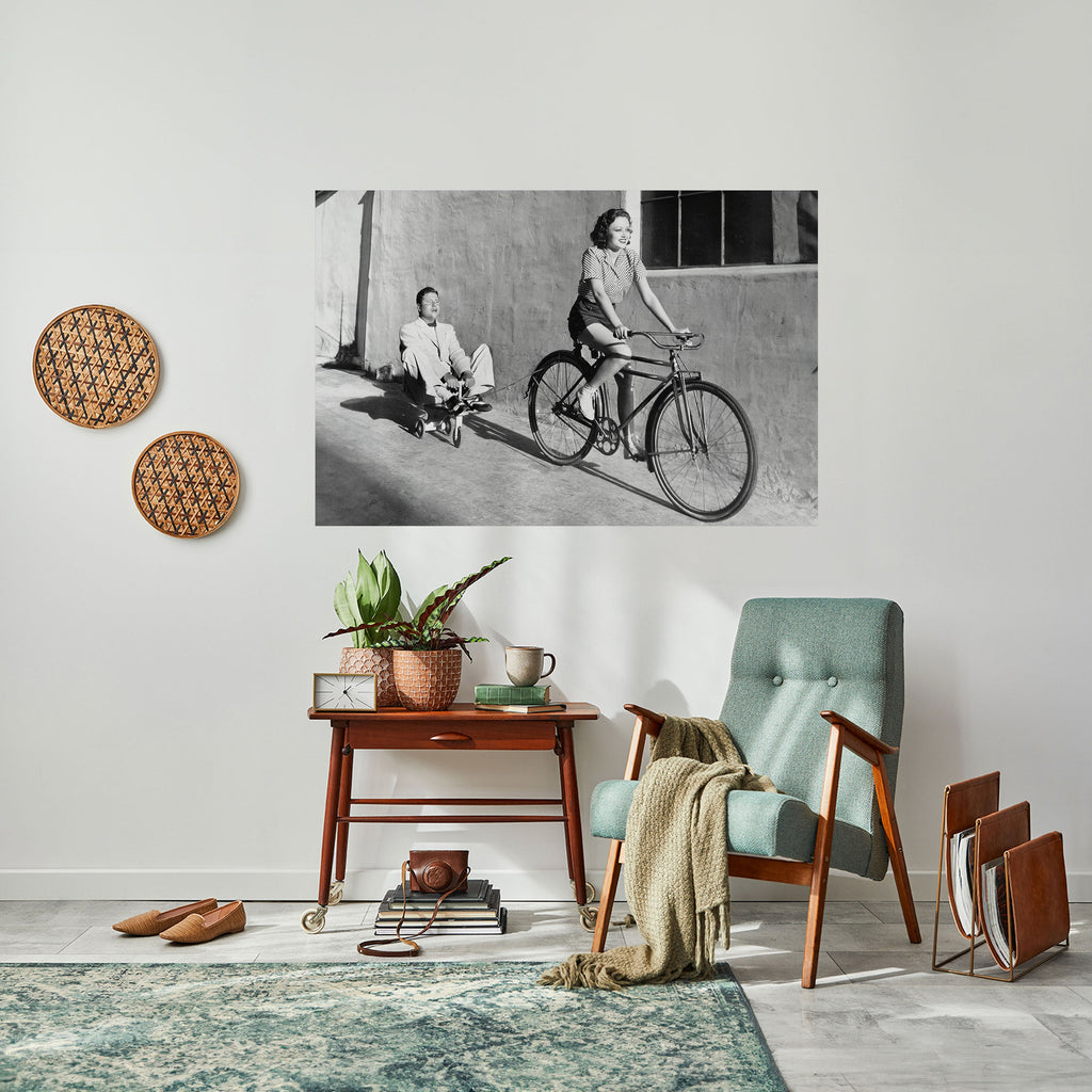 HAPPY JOURNEY Selbstklebendes Horizontal-Poster