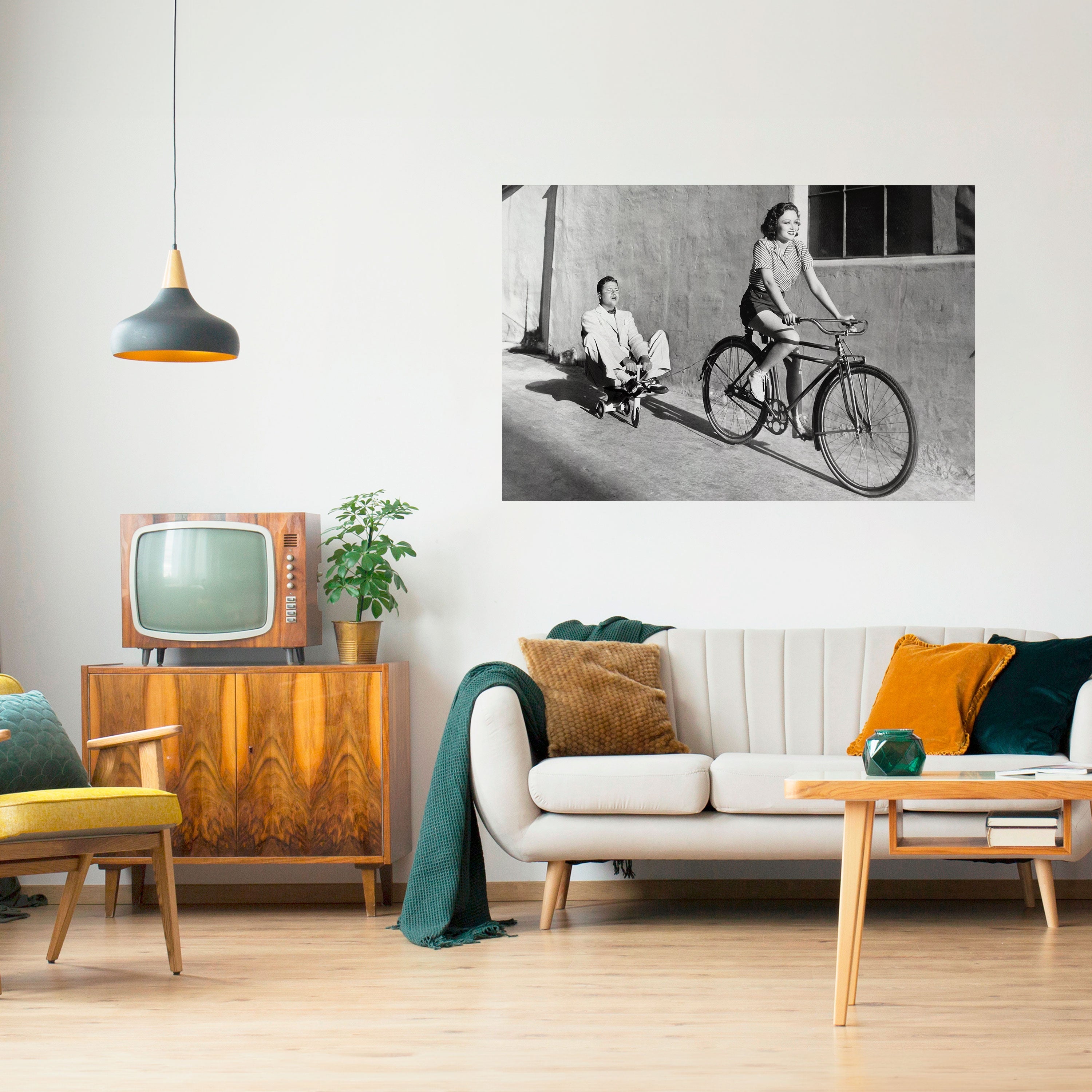 HAPPY JOURNEY Selbstklebendes Horizontal-Poster