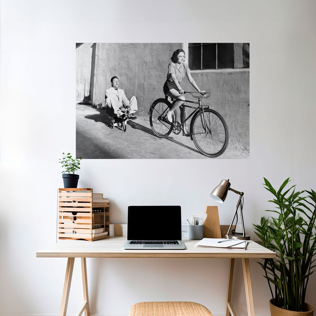 HAPPY JOURNEY Selbstklebendes Horizontal-Poster