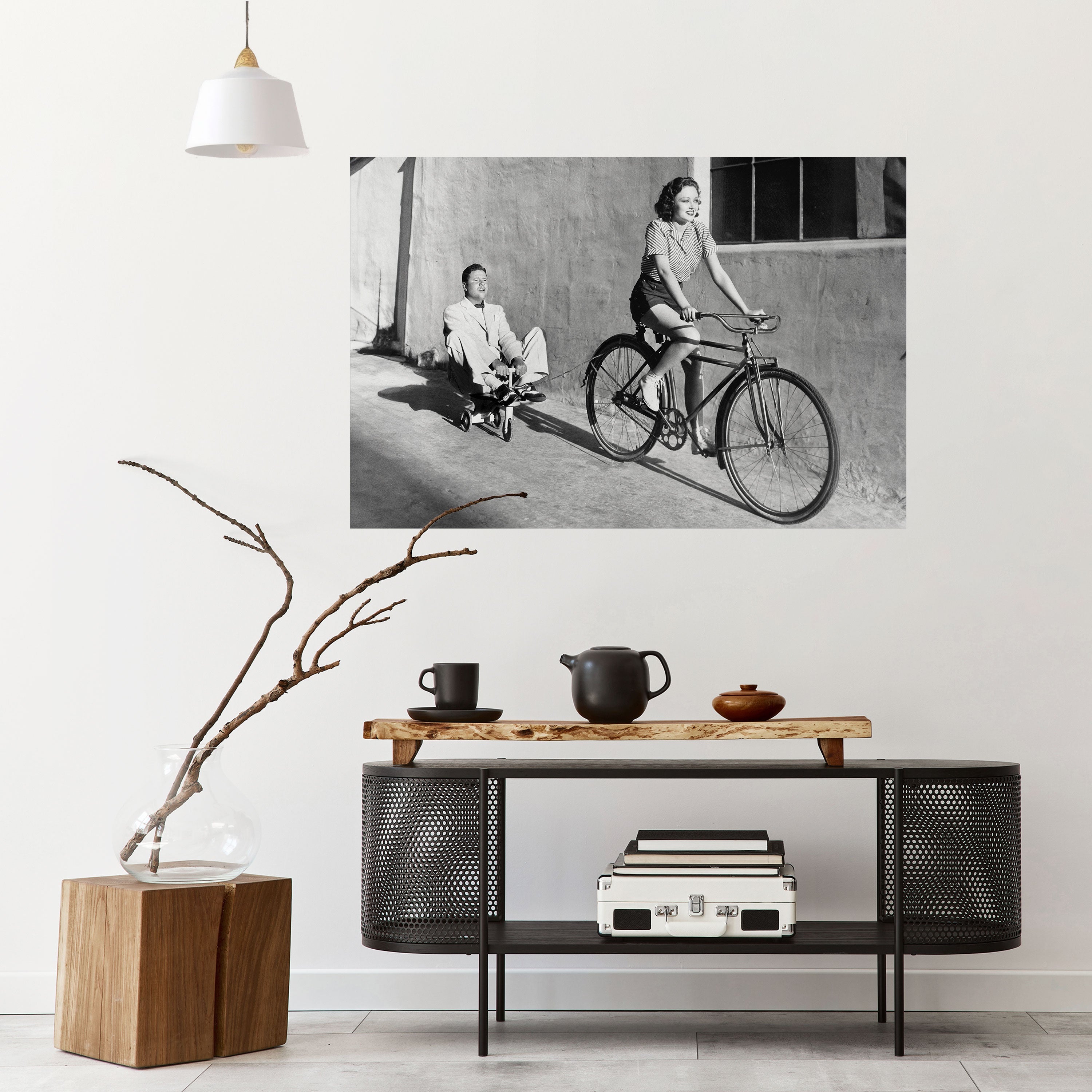 HAPPY JOURNEY Selbstklebendes Horizontal-Poster