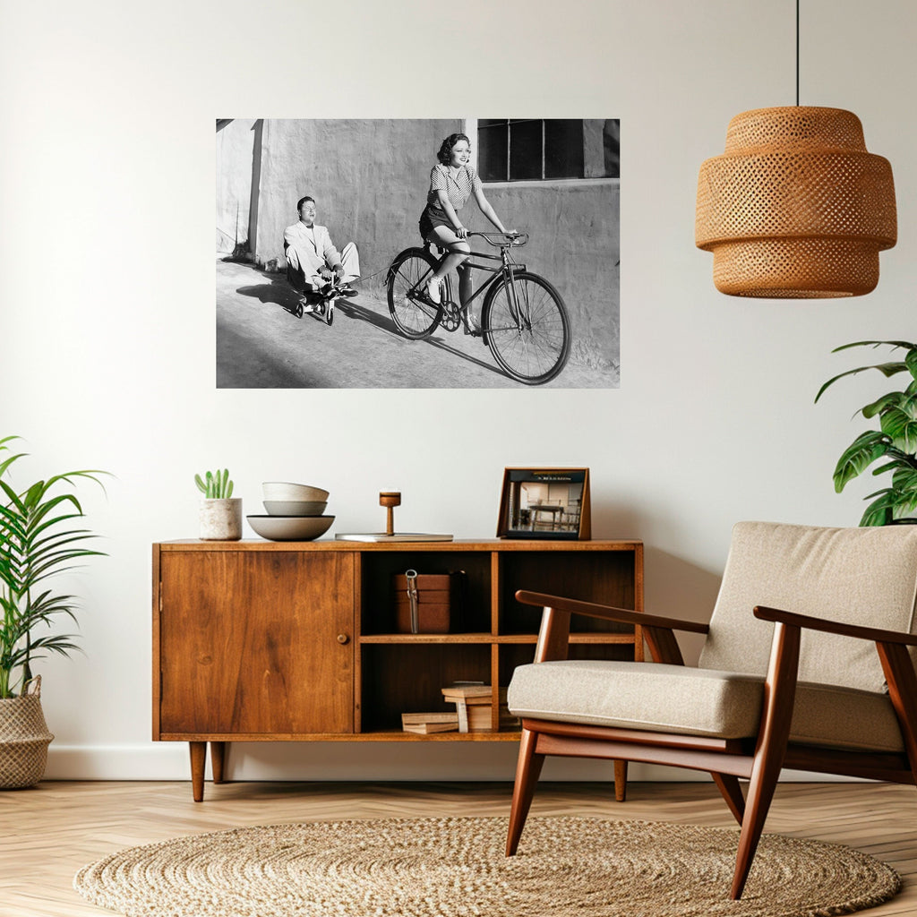 HAPPY JOURNEY Selbstklebendes Horizontal-Poster