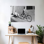 HAPPY JOURNEY Selbstklebendes Horizontal-Poster