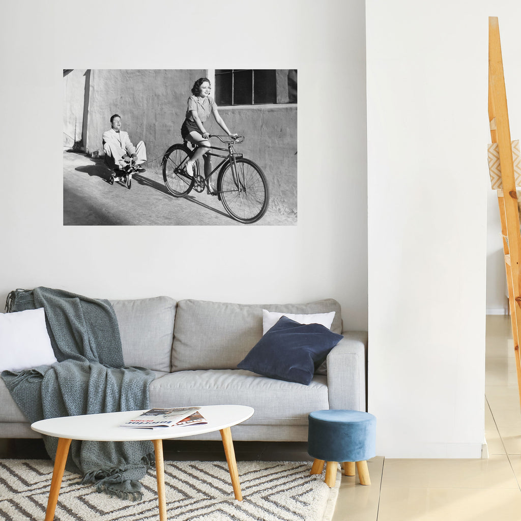 HAPPY JOURNEY Selbstklebendes Horizontal-Poster