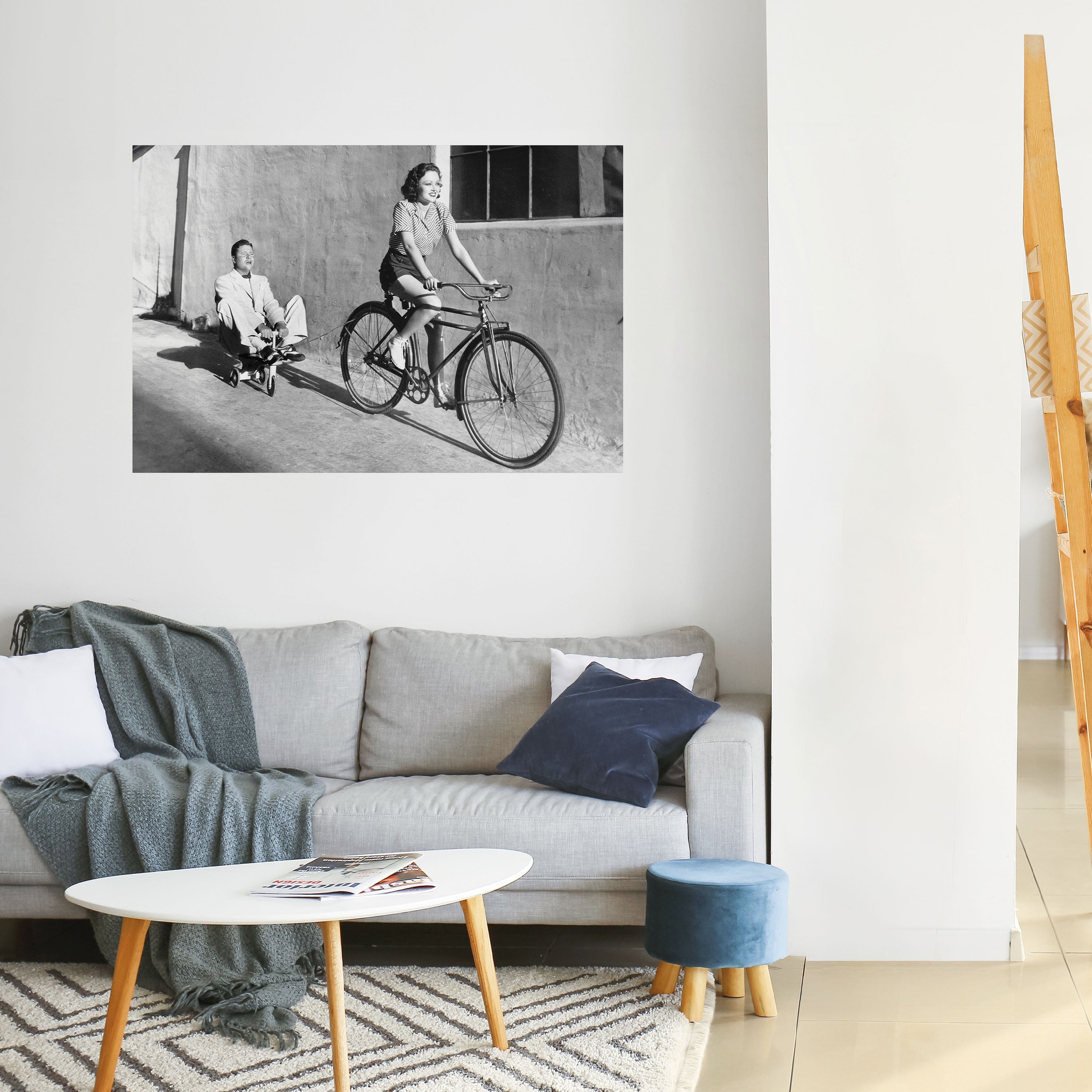 HAPPY JOURNEY Selbstklebendes Horizontal-Poster