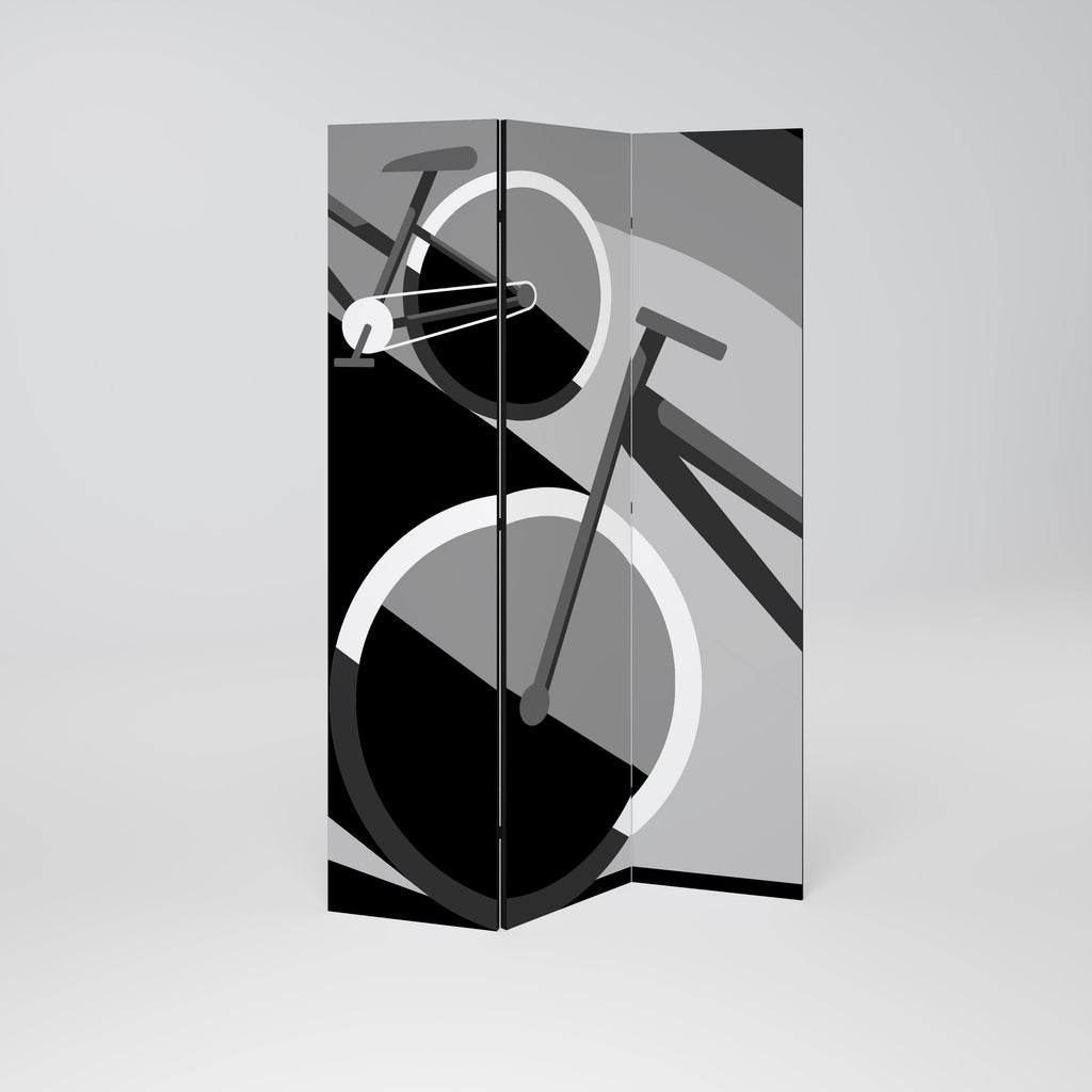 BIKE ENERGY Dekorativer 3-teiliger Raumteiler