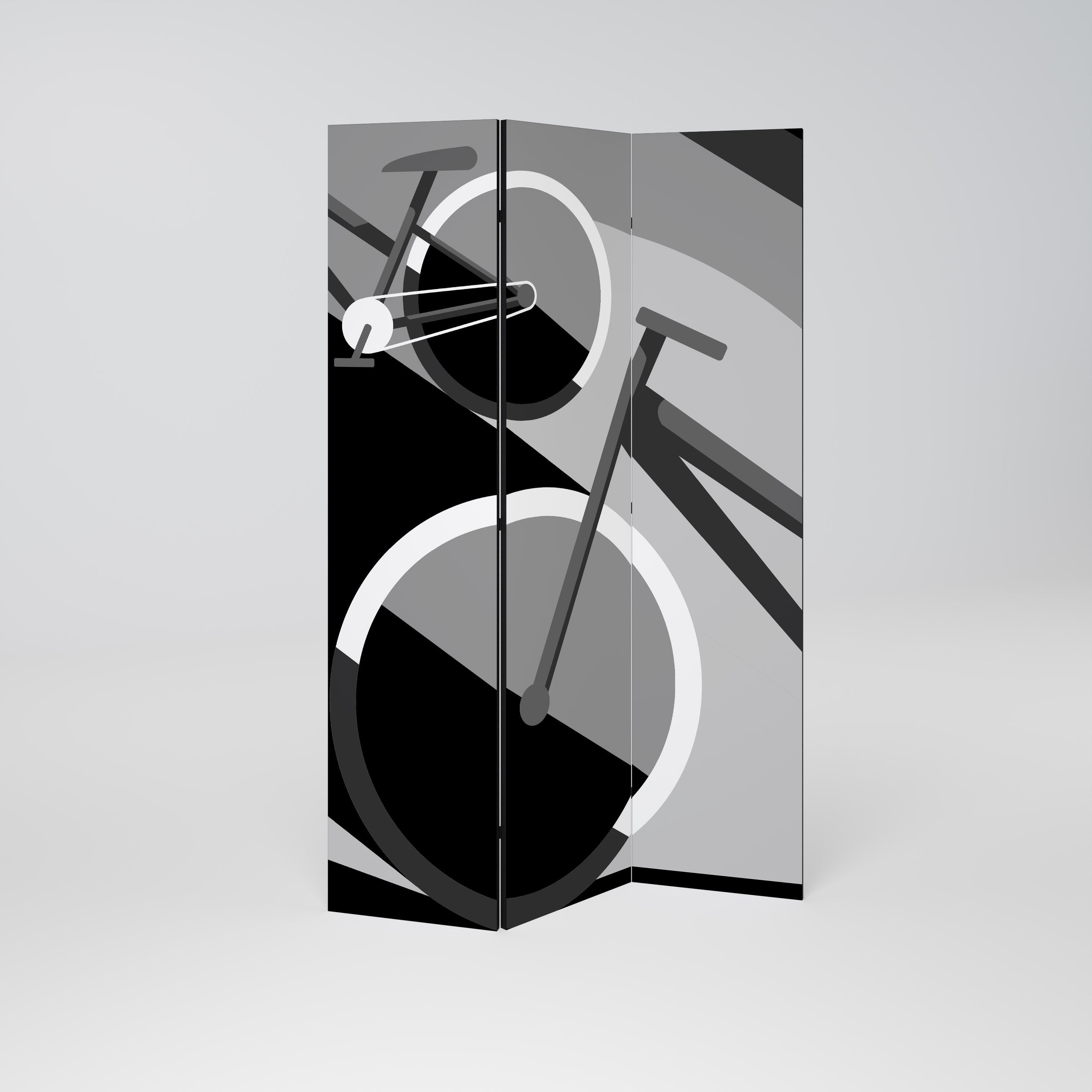BIKE ENERGY Dekorativer 3-teiliger Raumteiler